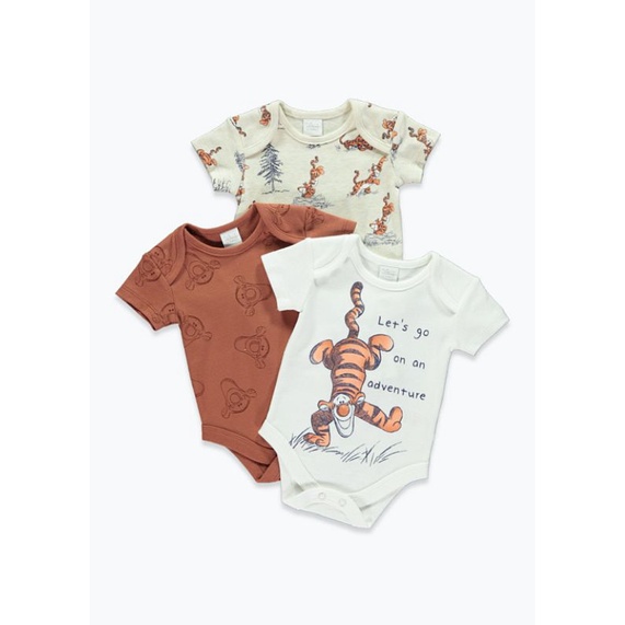 Set 3 bodysuit cộc tay chính hãng Matalan
