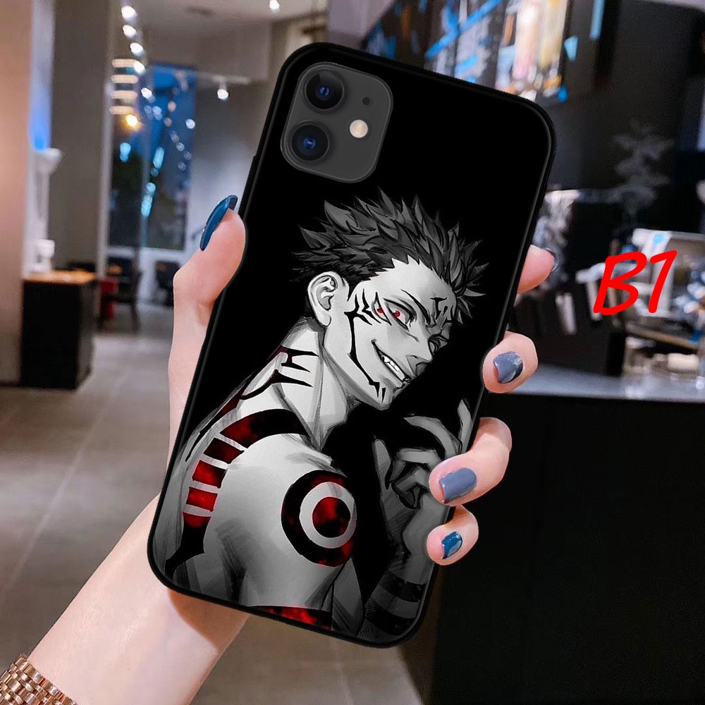 Ốp Điện Thoại Hình Jujutsu Kaisen Ryomen Sukuna Cho iPhone 12 11 13 Pro Max SE 12 13