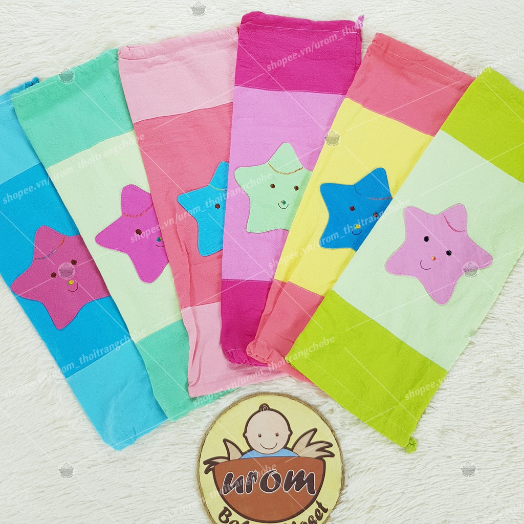 Vỏ áo gối cho bé vải cotton nhiều kích cỡ gối nằm, gối ôm