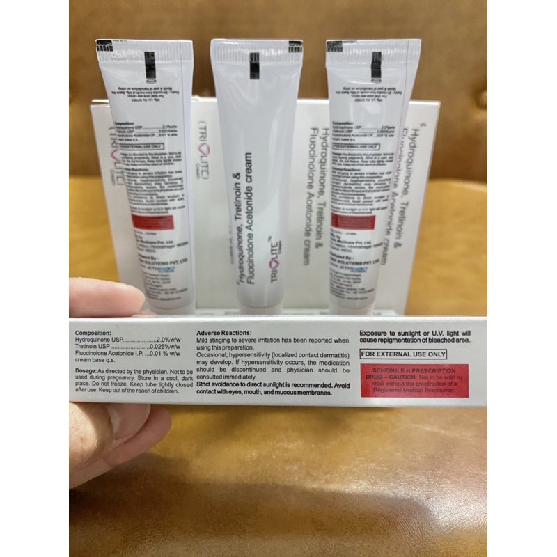 kem Hydroquinone 2%Tretinoin 0.025% loại bỏ mụn , nám, tàn nhang, chống lão hoá , trắng da 15g. | BigBuy360 - bigbuy360.vn