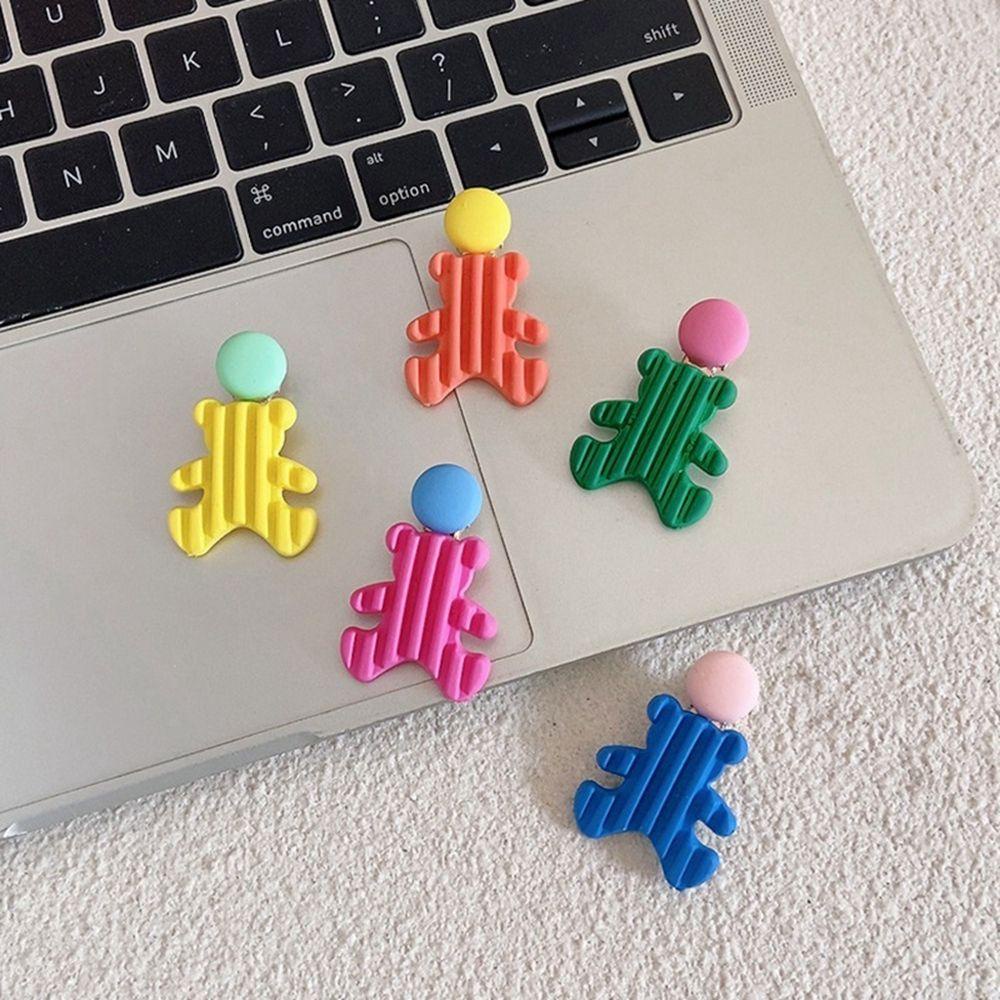 Kẹp Tóc Hình Gấu Màu Kẹo Phong Cách Hàn Quốc Thời Trang Cho Nữ