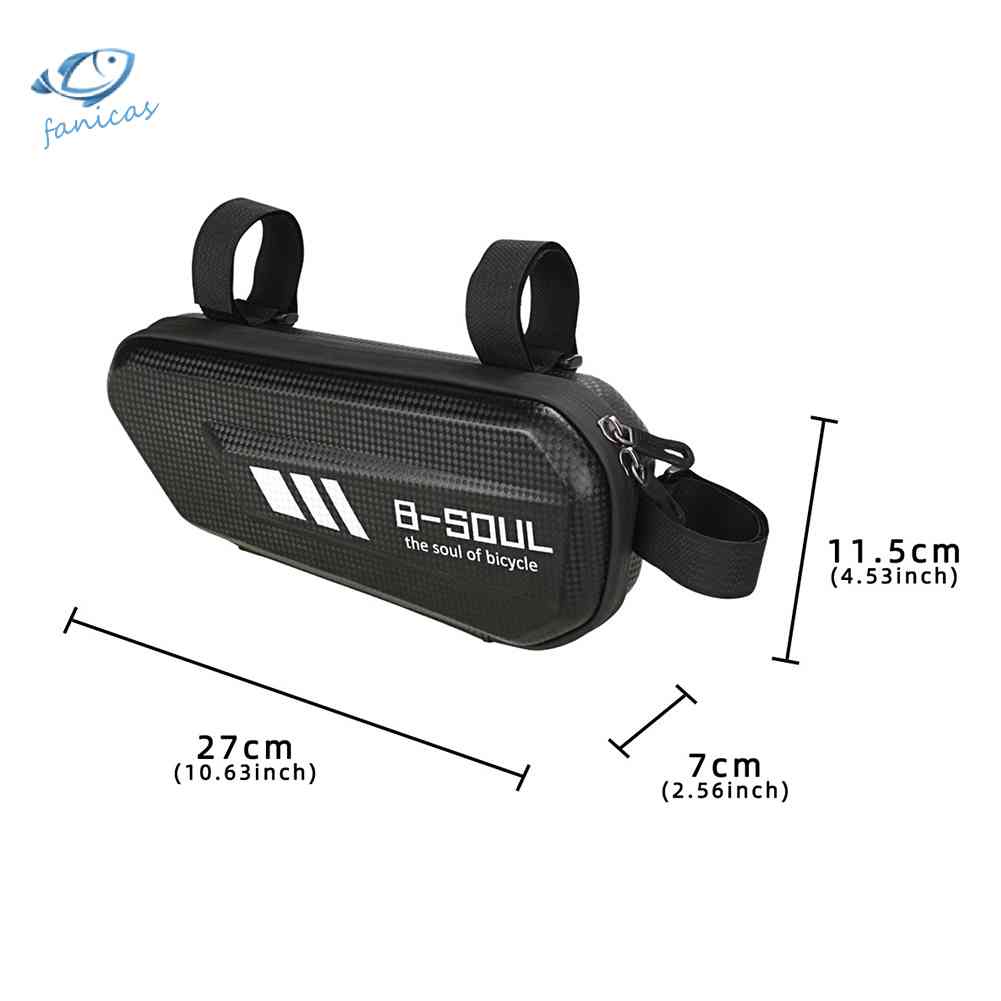 FANIC Electric Scooter Hanging Hard Shell Bag Waterproof Motorcycle Frame Package
