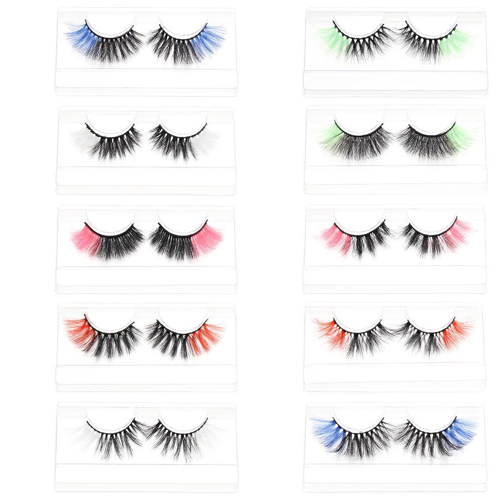 1 Cặp Lông Mi Giả 3D Màu Hồng Thời Trang Dành Cho Tiệc Hóa Trang