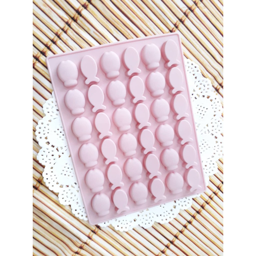 Khuôn silicon 36 con cá nhí ⚡ MẪU MỚI ⚡ khuôn siliocn tạo hình 36 con cá đẹp, sắc nét