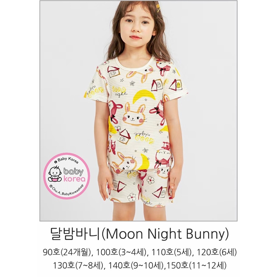 BỘ COTTON GIẤY CỘC TAY HÀN QUỐC CHO BÉ TRAI VÀ GÁI