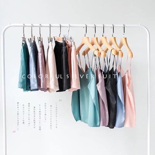 Bộ ngủ lụa hai dây ( hàng xuất Nhật) chất cực kì đẹp