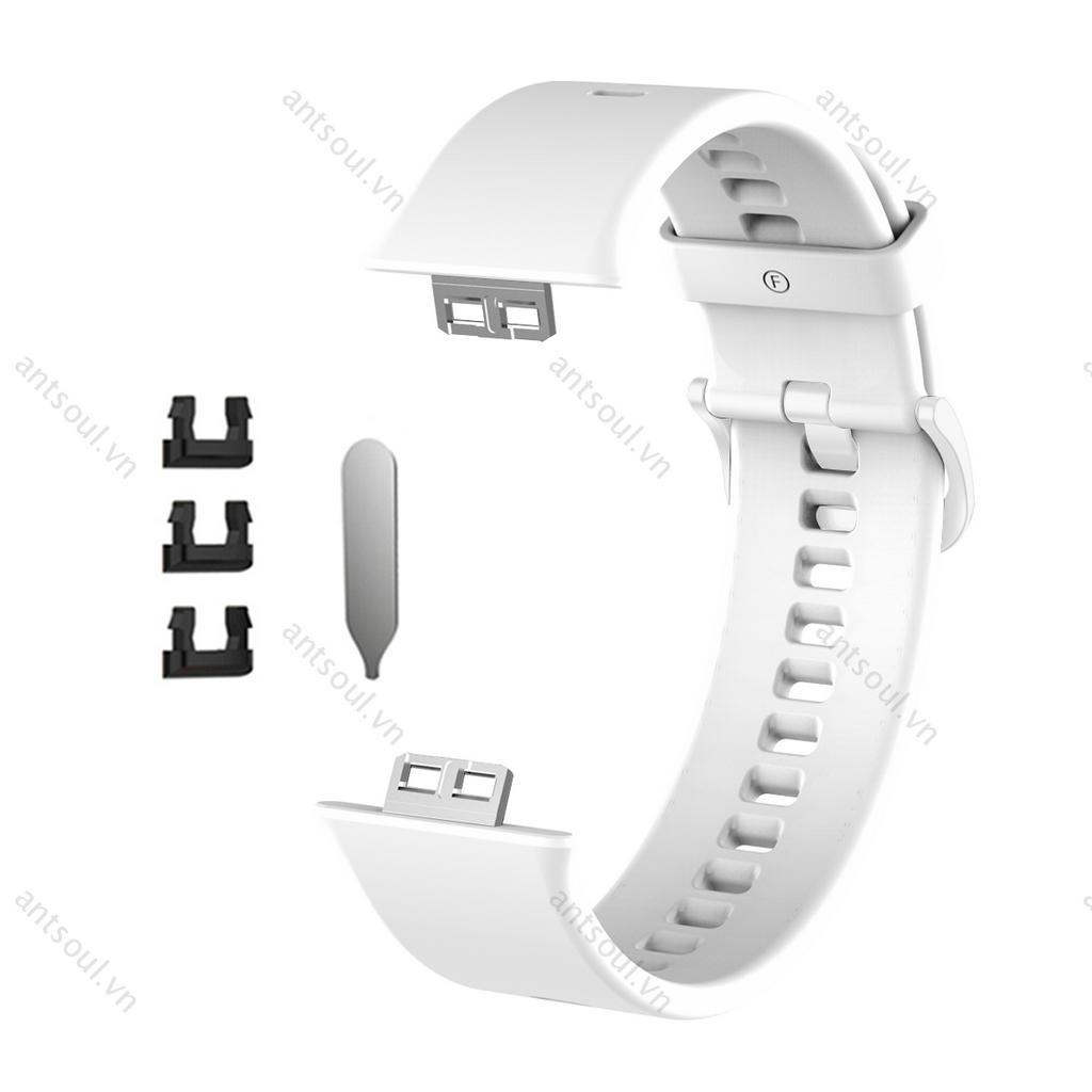 Dây Đeo Silicon Mềm Họa Tiết Rằn Ri Cho Đồng Hồ Thông Minh Huawei Watch Fit TIA-B09 / TIA-B19