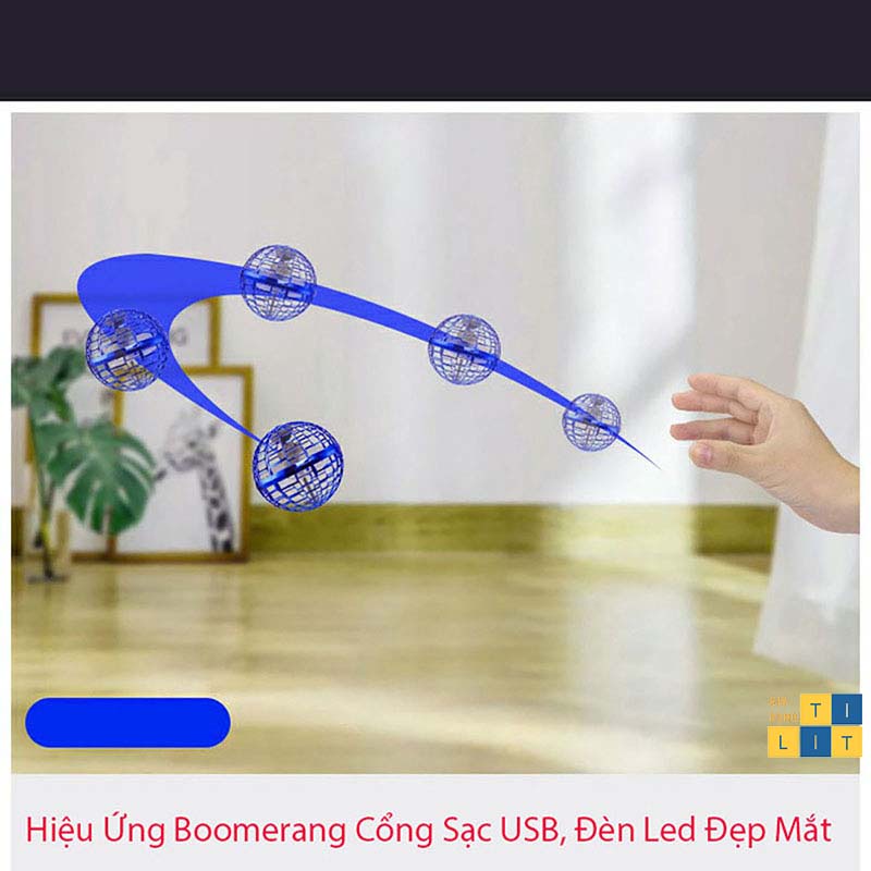 Bóng ma thuật UFO - Đồ Chơi Quả Bóng Bay Ufo Có Thể Xoay Được (Quả Cầu Ma Thuật )