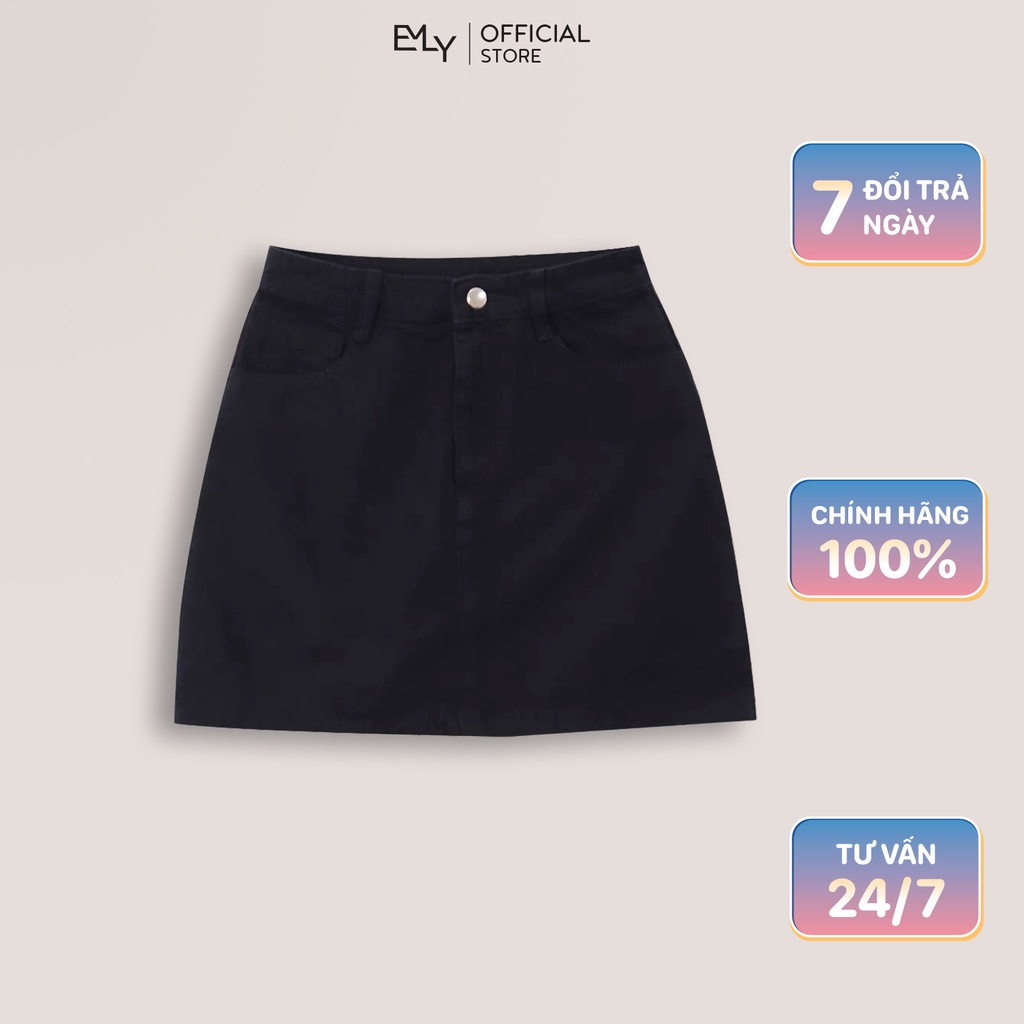 Chân váy jean nữ Emilyshop ulzzang