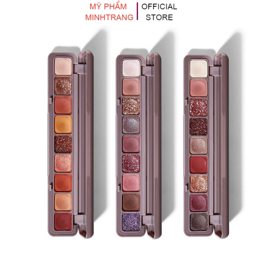 Phấn mắt nhũ 9 ô màu Lameila Beautiful Color Geometry 3600,Bảng phấn mắt đẹp,cá tính,quyến rũ,lì,mịn,mượt,lên tone chuẩn