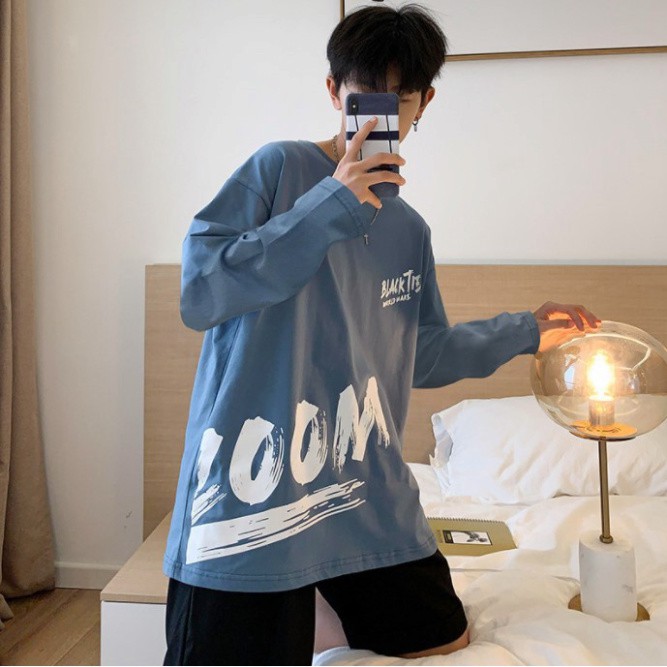 Áo Thun Dài Tay Boom Siêu Hot🍁 Unisex nam nữ đều mặc được