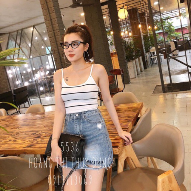 Áo 2 Dây Sọc