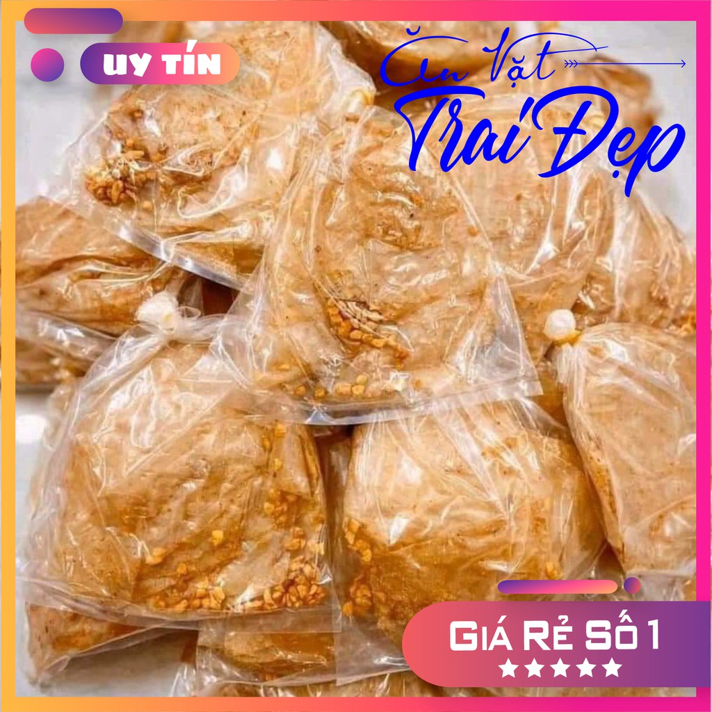 Combo10 Bịch Bánh Tráng Xì Ke Khô Ít Cay HSD 1 tháng - Trai Đẹp Snack