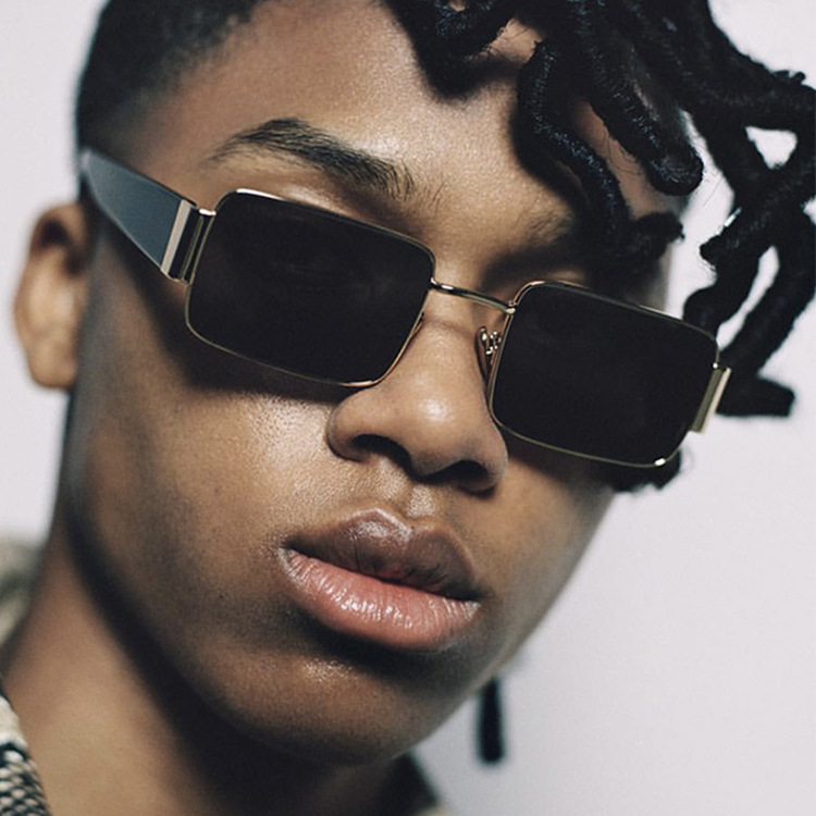 Kính Mát Gọng Hình Chữ Nhật Chống Tia UV400 Thời Trang Phong Cách Hàn Quốc Cho Nữ