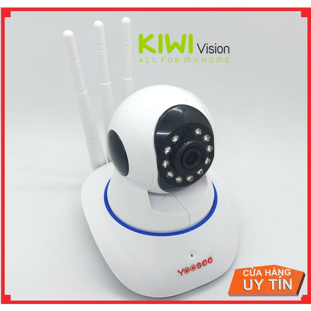 Camera IP Wifi 3 râu 2.0 Mb - Kiwivision - camera chạy phần mềm Yoosee - Camera giám sát - Camera An Ninh