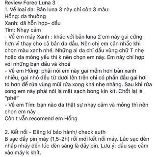 Máy rửa mặt F.O.R.E.O Luna 3