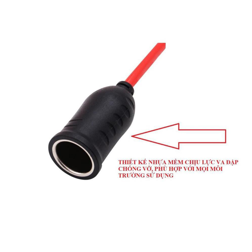 Dây Cáp Nối Dài Tẩu Sạc 12V 24V Cho Xe Hơi, Ô tô Lõi Đồng Cao Cấp