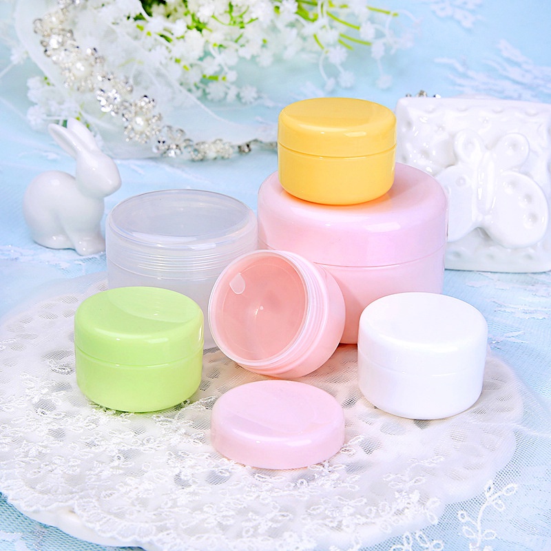 Hộp Tròn Nhiều Kích Cỡ Đựng Kem Dưỡng Da Mặt / Mỹ Phẩm Có Thể Tái Sử Dụng