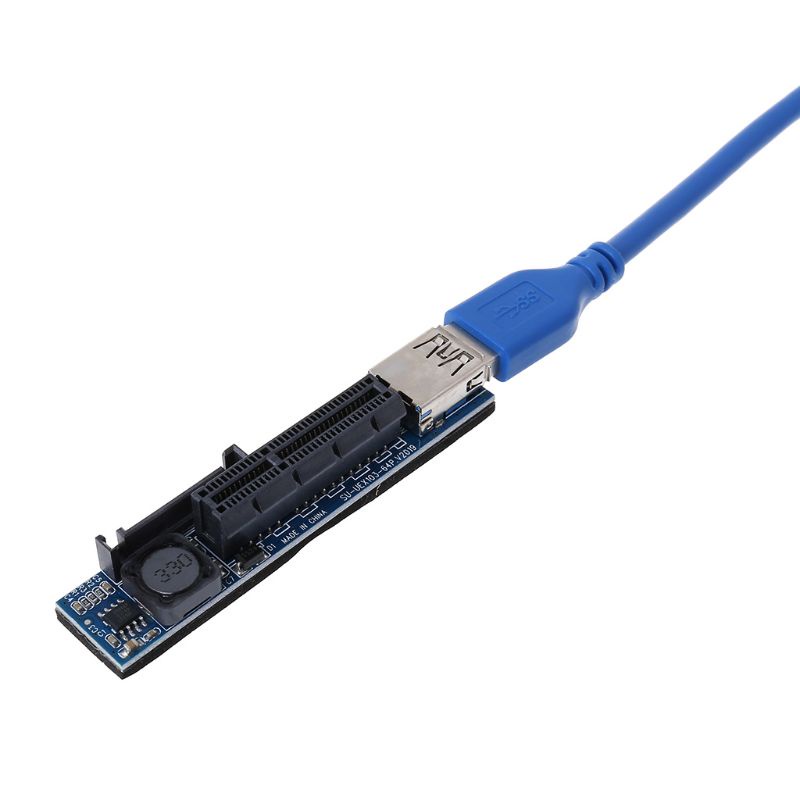 Card Đồ Họa Mở Rộng PCI-E 1X Sang 2 4X Kèm Cáp Usb 3.0 Thẻ