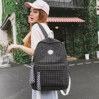 Order Mẫu balo kẻ caro trẻ trung và phong cách cho các tình yêu❤️