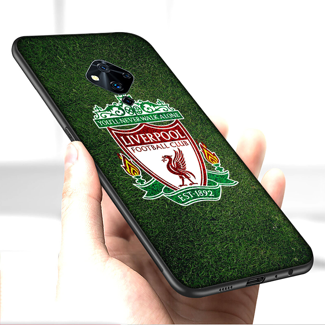 Ốp Điện Thoại Silicon Mềm In Logo Liverpool Cho Samsung Galaxy S21 Ultra S8 Plus M62 F62 A32 A52 A72 A12 S21 + S8 + S21Plus A73