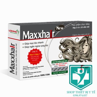 [6 tặng 1] Maxxhair ngăn ngừa rụng tóc, giúp mọc tóc nhanh, chắc khỏe, suôn mượt, bóng đẹp.