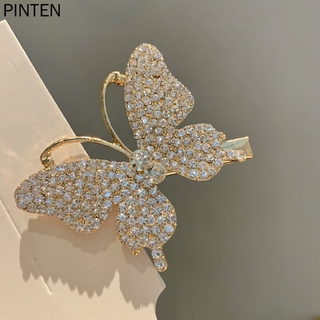 Kẹp Tóc Hình Bướm Đính Đá Dễ Thương Cho Nữ