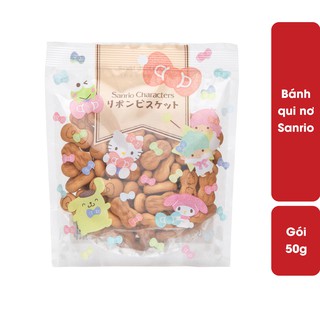 Bánh quy nơ Sanrio Hokka Nhật 50g, hình dễ thương, hương thơm lúa mì, tan chảy khi ăn