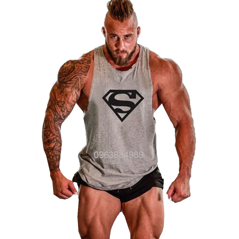 Áo ba lỗ A.102 tập GYm, thoáng mát cho anh em chất cotton nhẹ nhàng, mỏng thoáng mát, cho anh em chơi thể thao, tập gym