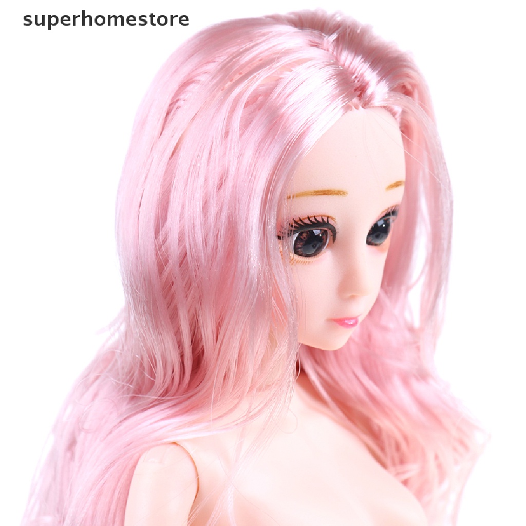 Superhomestore 30CM BJD Doll Beautiful Princess Dolls 20Joints Moveable Nude Body DIY Hair Doll
 UYI