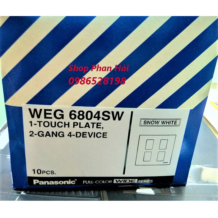 Mặt 4 thiết bị - Mặt 6 thiết bị Panasonic WEG6804SW - WEG6806SW