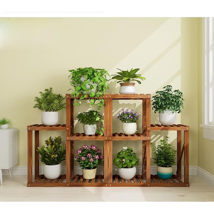 Kệ để cây cảnh 4 sàn vuông 65x24x65