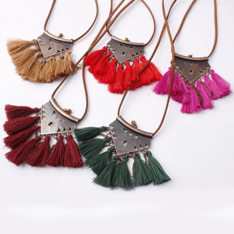 Vòng cổ choker phối mặt tua rua bằng nhung độc đáo quà tặng Valentine cho nữ