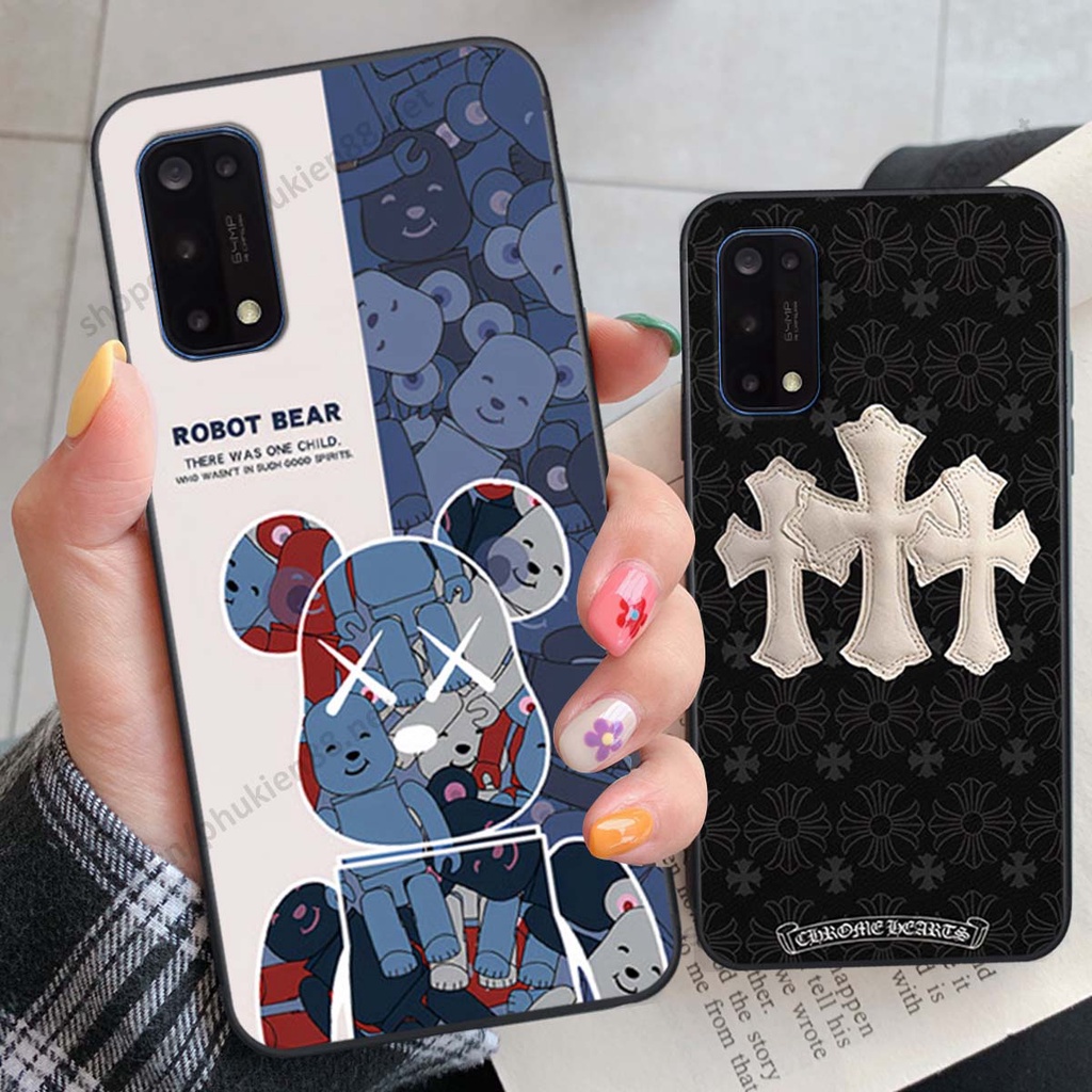 Ốp lưng Realme 3 / 3 Pro hình Robot Bear, Kawsnc bảo vệ điện thoại