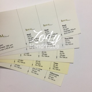 Set giấy mỹ thuật Đỏ-Kem