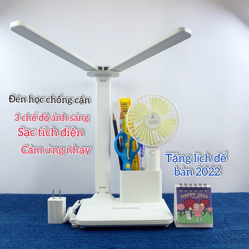 ĐÈN HỌC ĐỂ BÀN CHỐNG CẬN SỬ DỤNG BÓNG LED 3 CHẾ ĐỘ ÁNH SÁNG