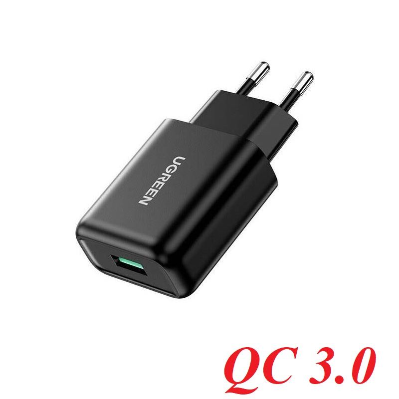 Củ sạc nhanh usb Quick Charge 3.0 CD122 Ugreen 70273 18W QC3.0