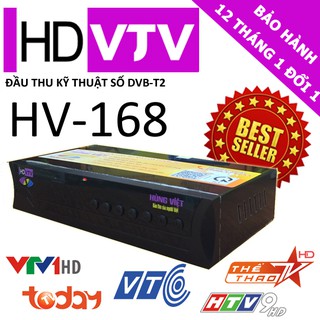 Đầu thu kỹ thuật số DVB T2 Hùng Việt HV-168