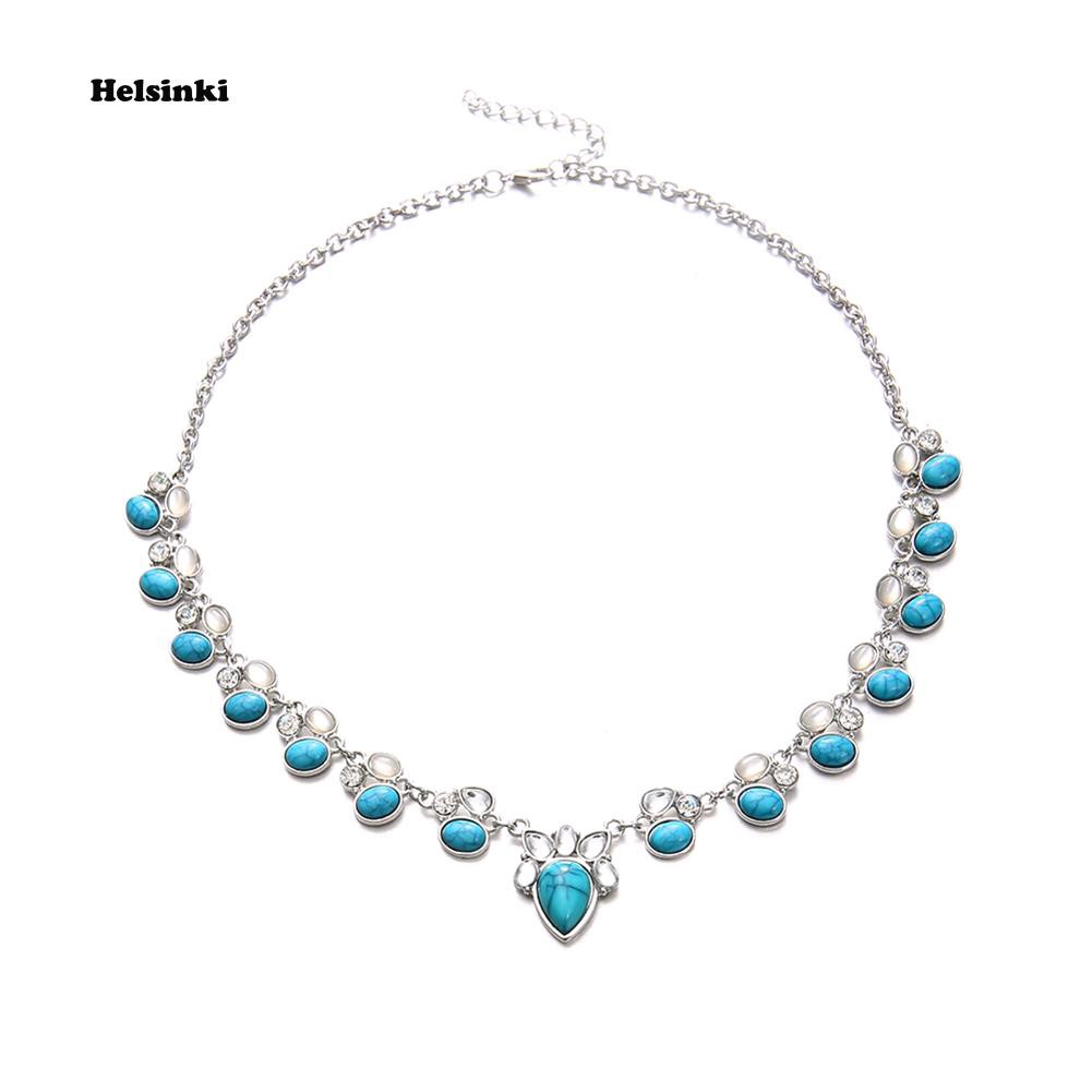 Vòng Cổ Choker Đính Đá Mắt Mèo Nhân Tạo Thời Trang