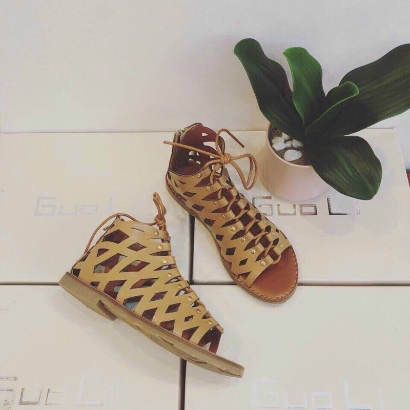 Sandal chiến binh đi du lịch di biển cho các nàng chất da thật đi cực kì êm hàng vnxk sịn