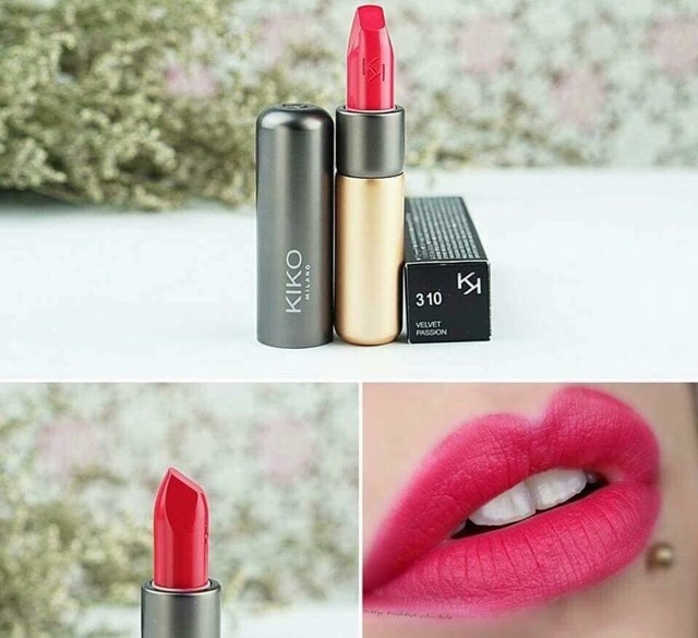 Son Kiko velvet passion matte lipstick có sẵn giá sale