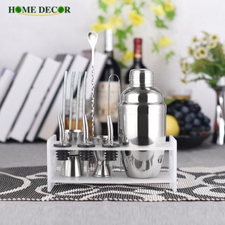 Bộ Dụng Cụ Và Bình Lắc Pha Chế Cocktail Bằng Thép Không Gỉ