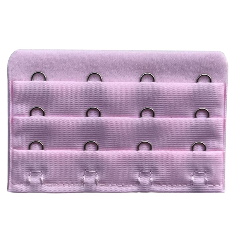 Dây Đai Nối Dài Áo Ngực 3 Hàng 4 Móc Màu Sắc Ngọt Ngào Tùy Chỉnh Tiện Dụng Cho Nữ