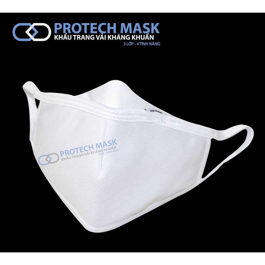 KHẨU TRANG VẢI KHÁNG KHUẨN - PROTECH MASK