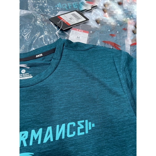 Áo Cộc nam Anta Chuẩn chính hãng chất liệu Polyester siêu mát
