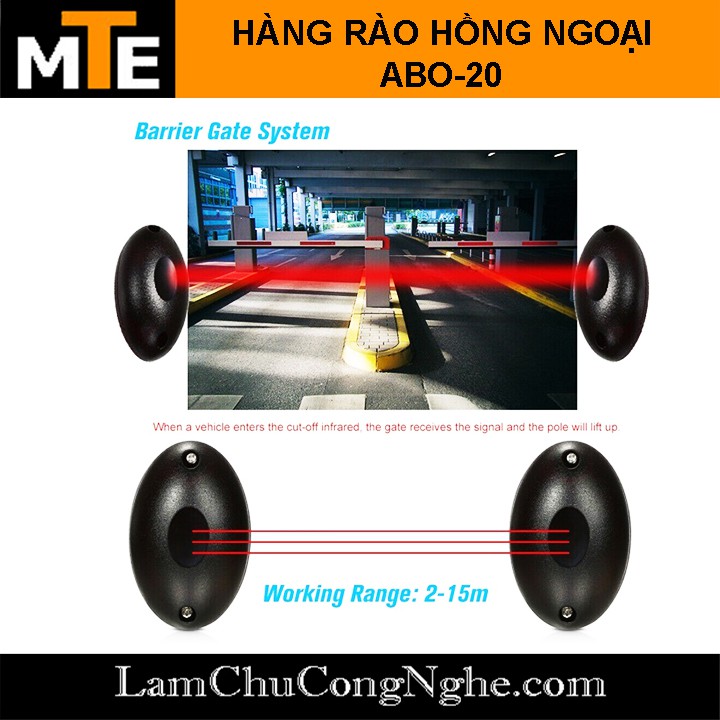 Hàng rào hồng ngoại chống trộm ABO-20L