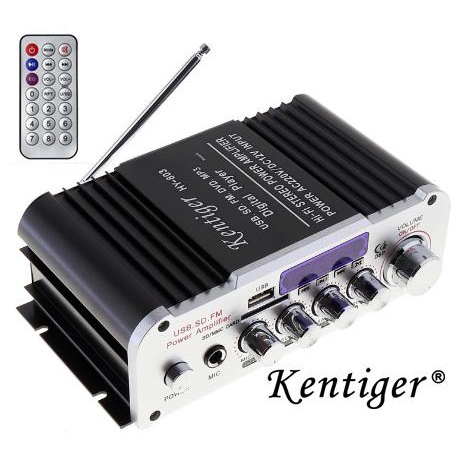 Amply bluetooth, Ampli mini Karaoke Kentiger 5.0 HY 803 12V-220V bluetooth-âm thanh cực chất