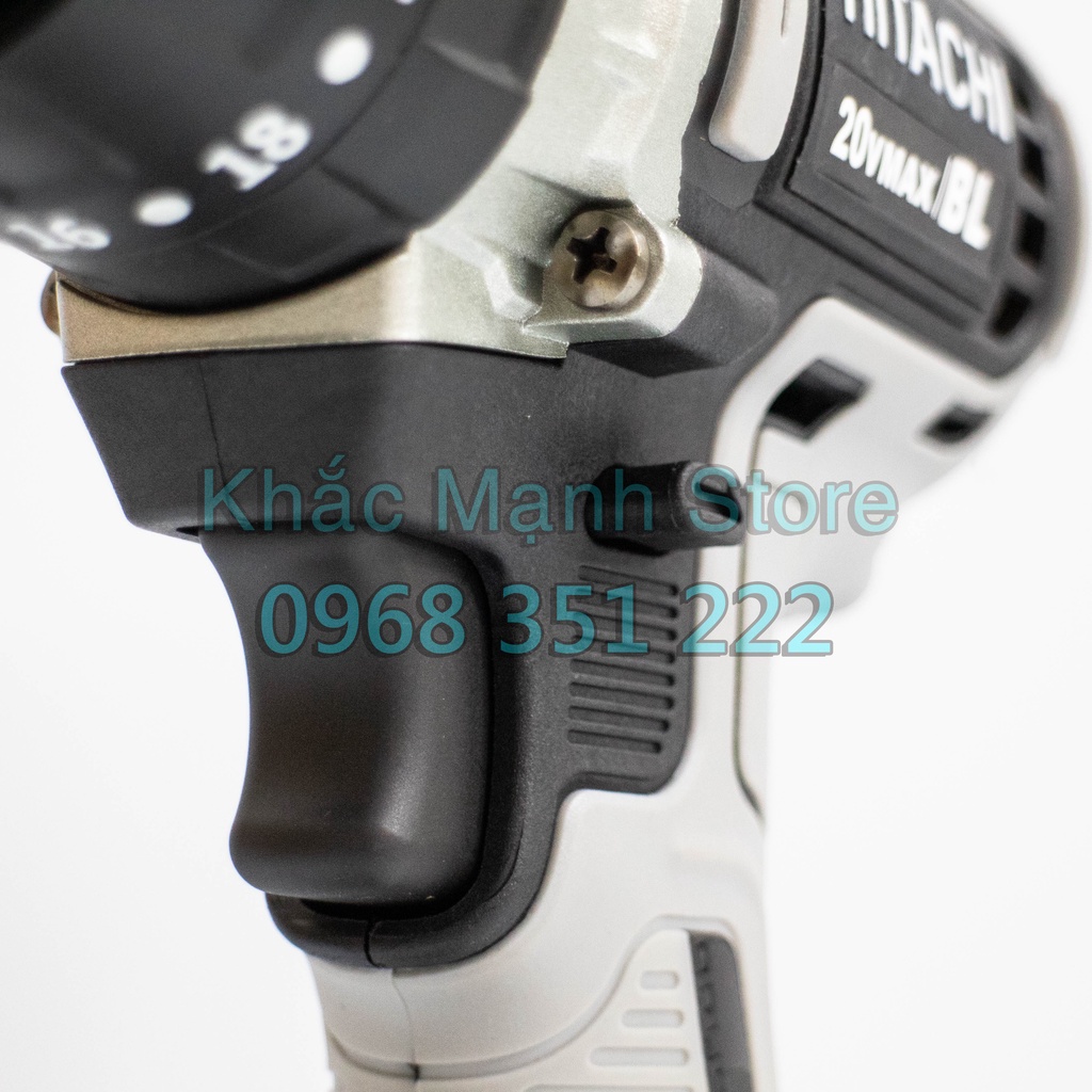 Máy Khoan Pin HITACHI 20V Cao Cấp - Động Cơ Không Chổi Than - Đầu Cặp 13mm Autolock