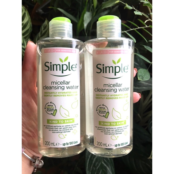 NƯỚC TẨY TRANG SIMPLE MICELLAR CLEANSING WATER