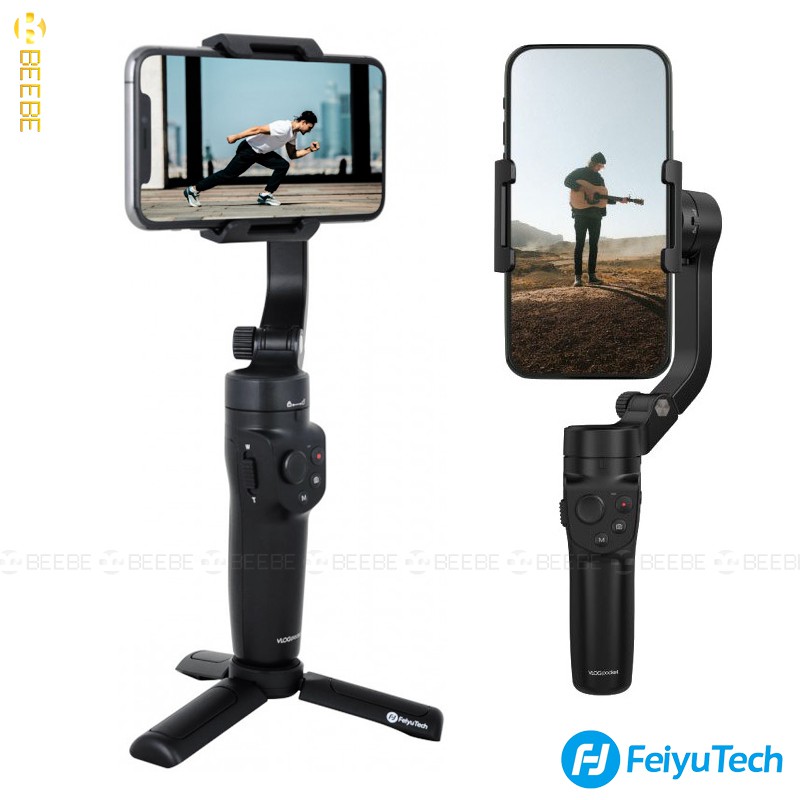 Gimbal Bluetooth Siêu Nhỏ Gọn Cho Điện Thoại Smartphone, Feiyu VLOG Pocket 2, Tay cầm chống rung Pin 8h